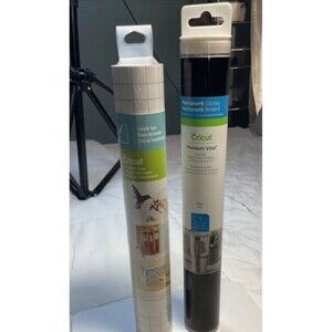 Cricut - 2002363 Vinyl Transfer Tape, 12X48, Standard Grip And 1 Premium Vinyl